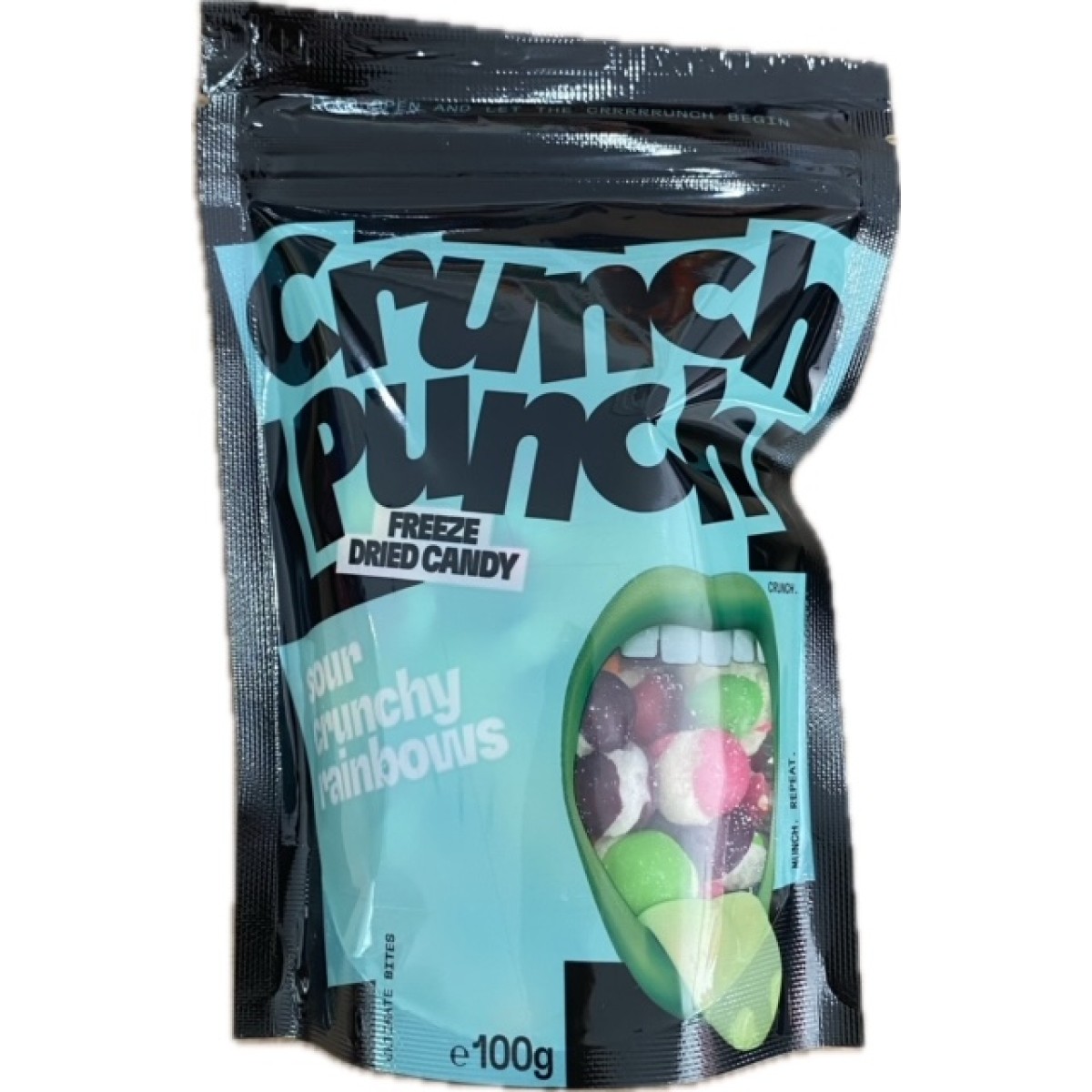 Crunch punch freeze candy sour crunchy rainbows 100g